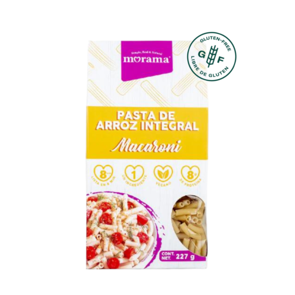 Pasta de Arroz integral Macaroni 227g