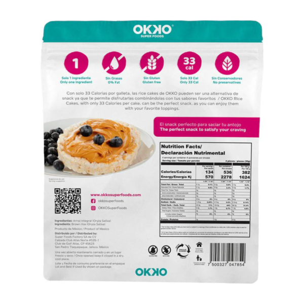 Rice Cakes 16pz - Imagen 2